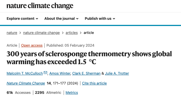This article from last year controversially claimed "the opportunity to limit global warming to no more than 1.5 °C by emission reductions alone HAS NOW PASSED and at current emission rates, the 2 °C threshold for GMSTs will be reached BY THE LATE 2020s"...
Quick thread...