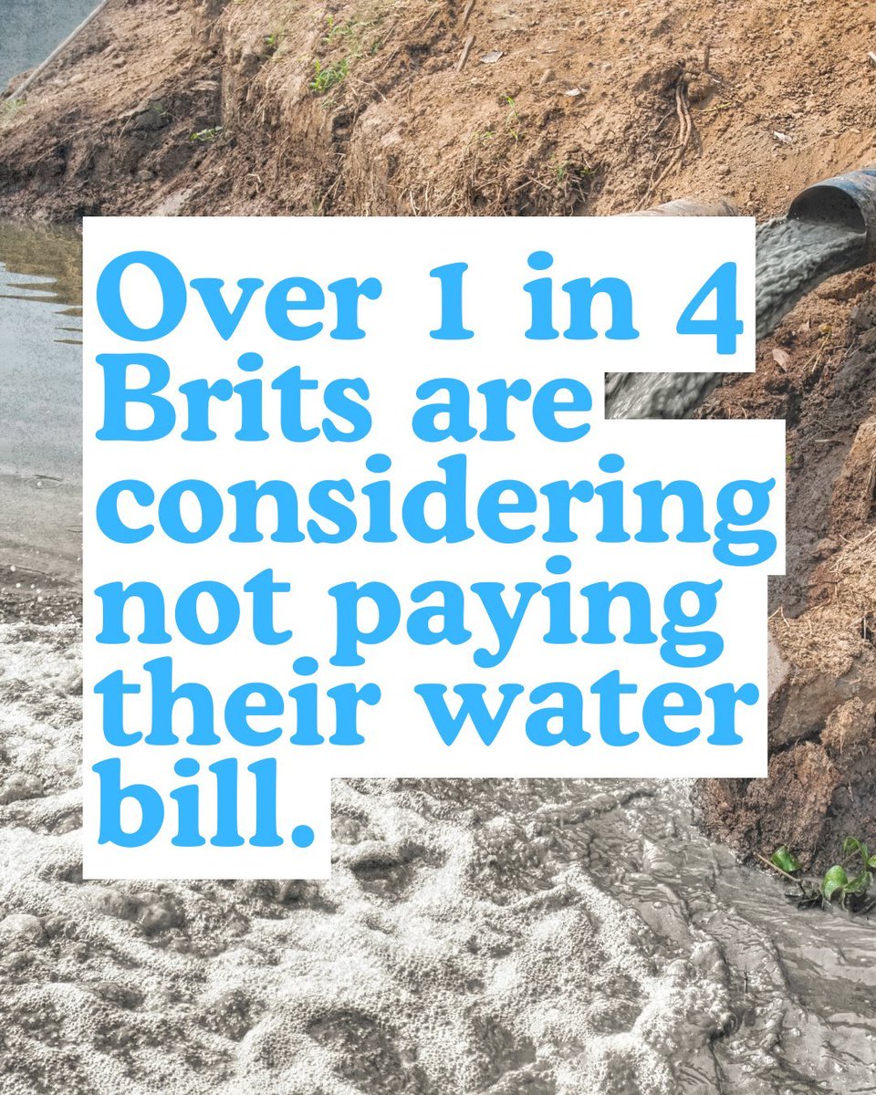 With millions of people considering not paying their water bills, our potential power is immense.

Water firms' finances already stretched to their limits. If we can get organised and stop paying en masse, we'll put an end to private water for good.

Let's make it happen.