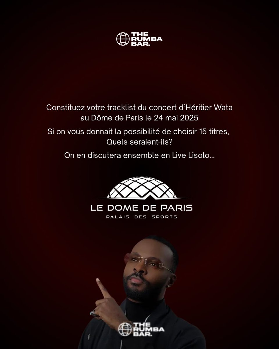 Yo les rumbaros! 
Qui se prête au jeu? 
15 titres pour faire un show PARFAIT selon vous! 

On en parlera ensemble et en live comme d’hab d’ici quelques jours sur tiktok ! 

Faites nous kiffer