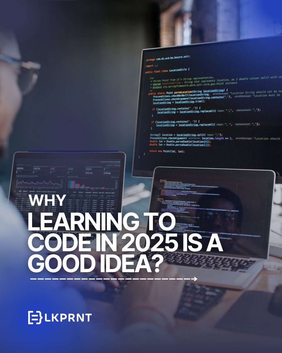 blkprnt_dev's tweet image. 🌍 Still wondering if learning to code is worth it in 2025?
🚀 The demand for programmers continues to rise.
💻 You can work from anywhere.
💰 You don't need a college degree to earn a good income.
#LearnToProgram #Programming2025