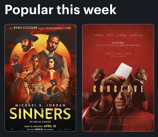 Incredible stuff happening on Letterboxd