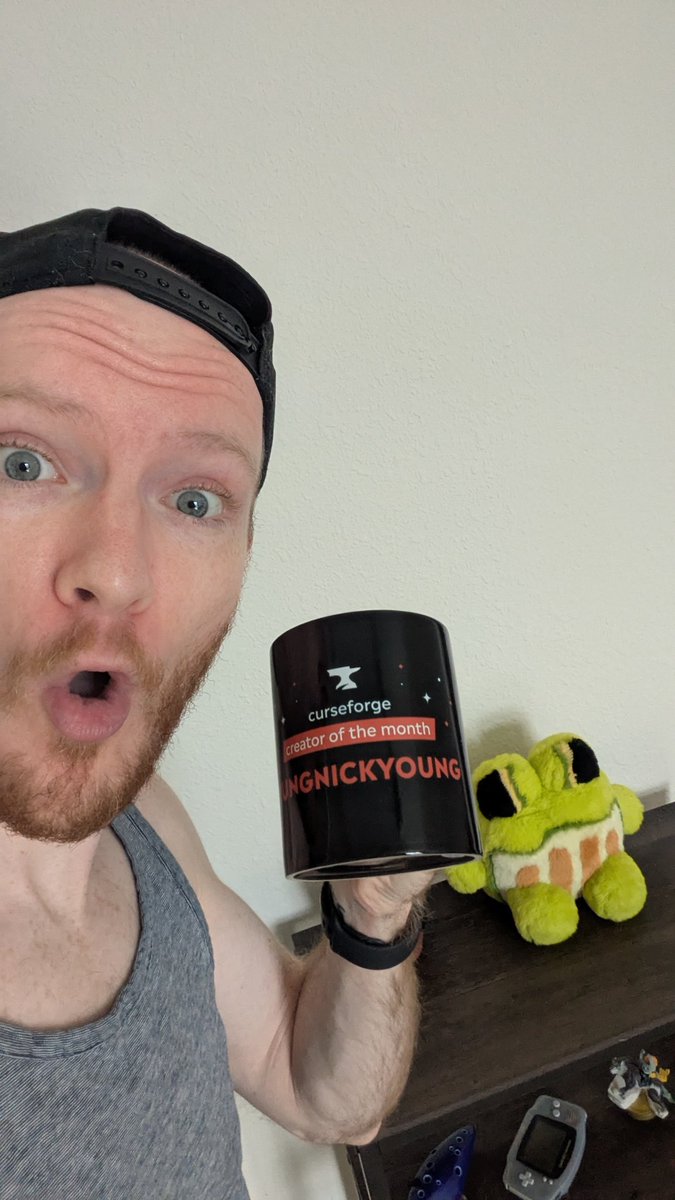 CurseForge Creator of the Month (some say the Century)

thanks <a href="/CurseForge/">CurseForge</a> for the dope mug ❤️