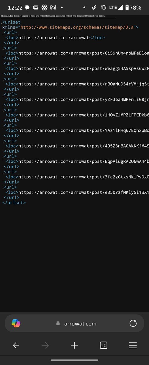 melvinherdz's tweet image. Arrowat Platform is built-in Sitemap, for SEO (search engines optimized) purposes and our commitment to make Arrowat Platform Useful each profile has its own Sitemap so you are free to publish on search engines or fetch it , example arrowat.com/arrowat/sitema……