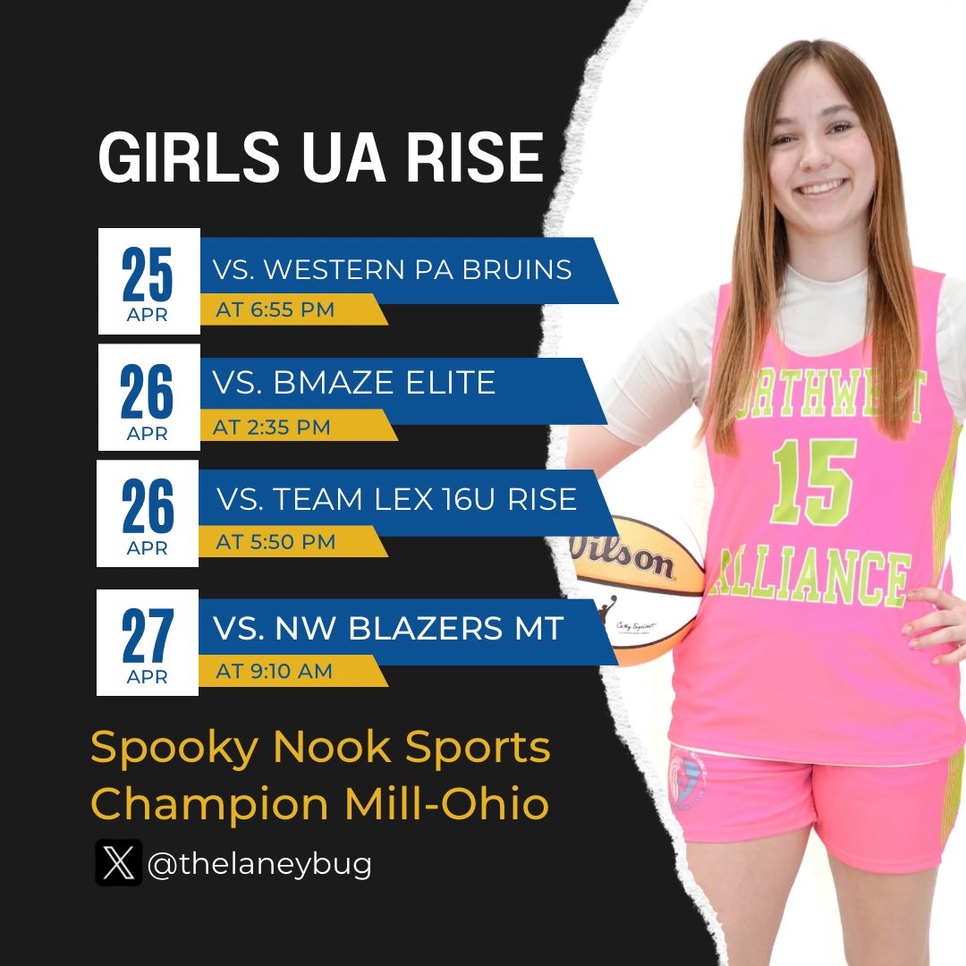 So excited to get the circuit going this weekend in Ohio with my team! Here is our schedule. See you there! MOB!