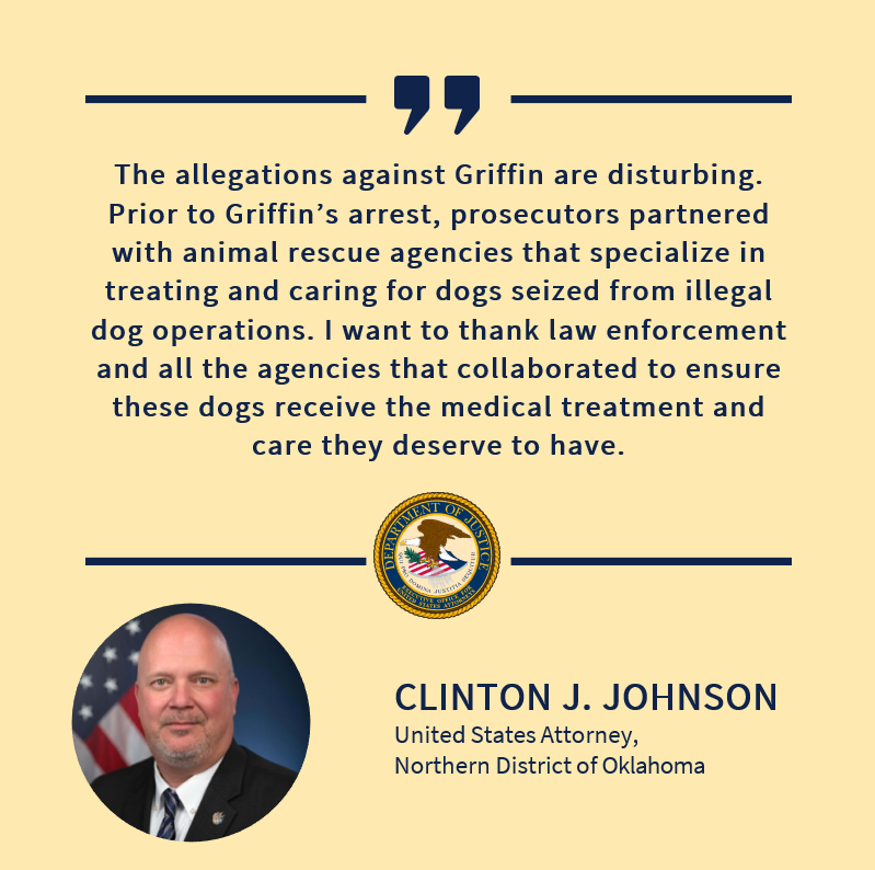 Dog Fighting Operation Shutdown and Owner Detained on Twenty-Three Counts of Illegal Dog Fighting #DOJ justice.gov/usao-ndok/pr/d…