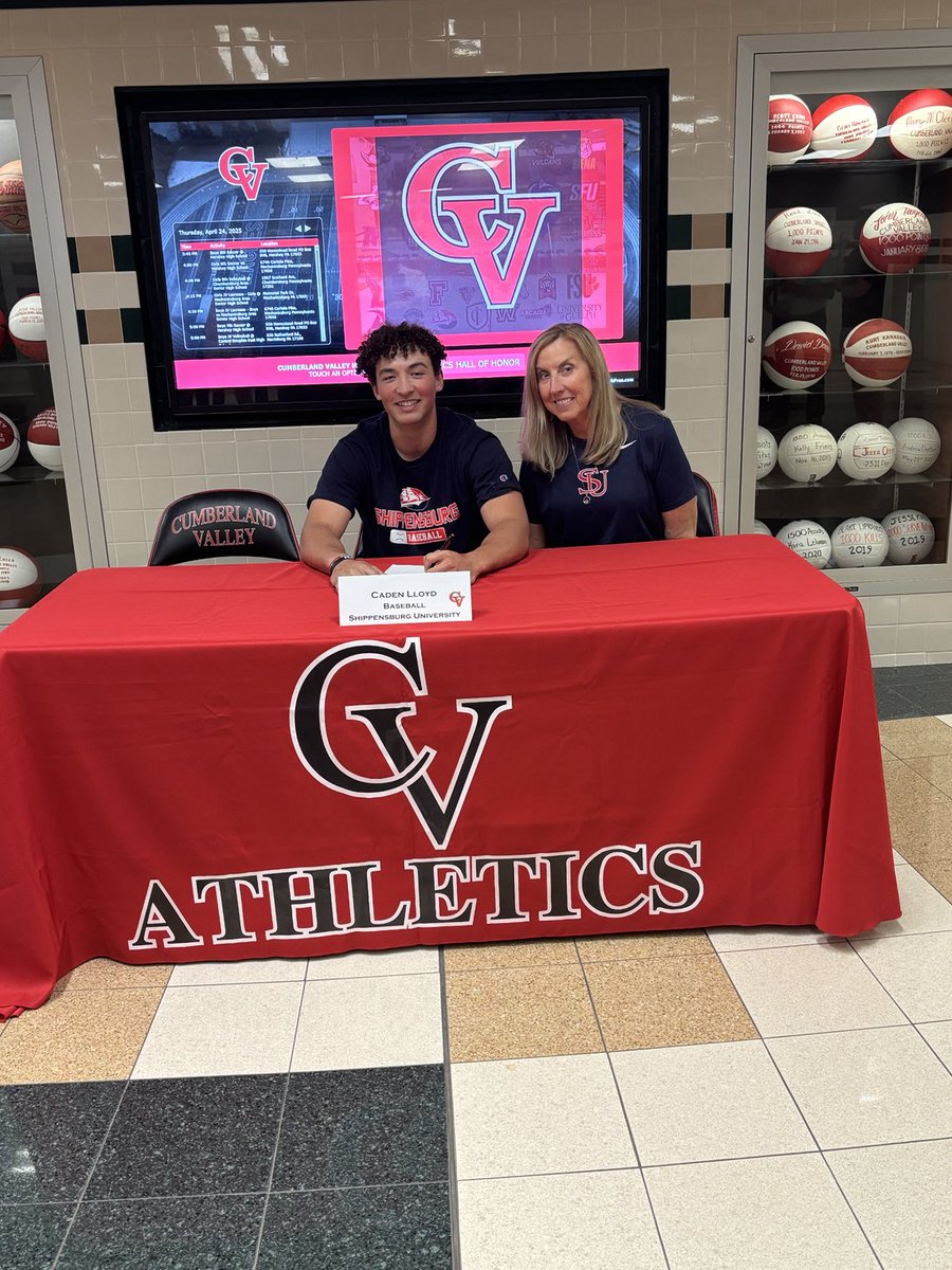 Congratulations to Caden Lloyd on committing to play Baseball at Shippensburg University!  Best of luck!