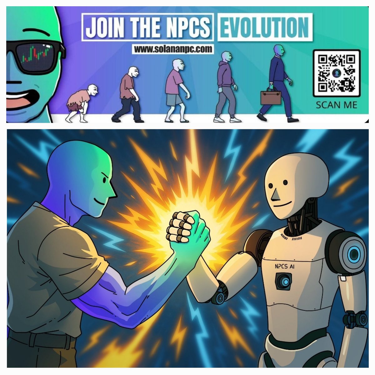 NPCS_6969's tweet photo. With life changing gains around the corner, #NPCS is more than ready, but are you? #NPCS have all angles covered.
1. A billion dollar meme in the making
2. Ai is covered with #xNPCS the new narrative, which will change your trading experience. 
3. #NFTs the no1 collection. https://t.co/F7wDyoziab