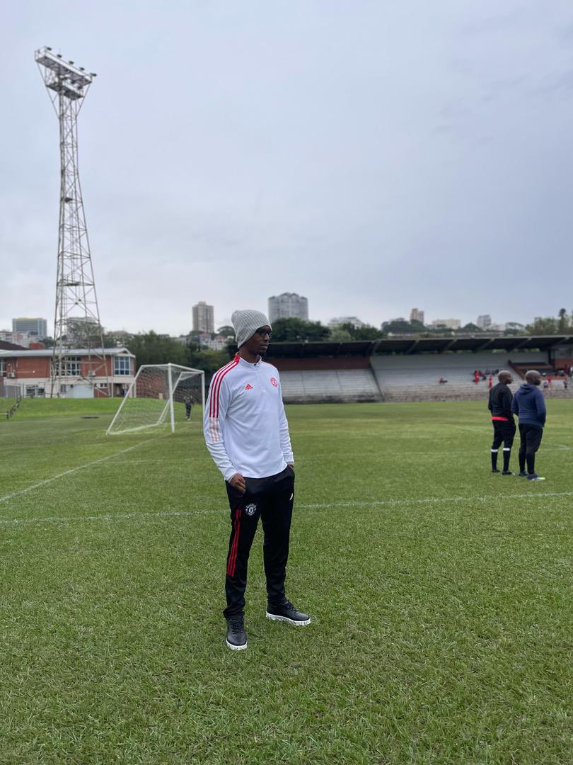 Piga moja kama Amorim akiwa mazoezini
📸