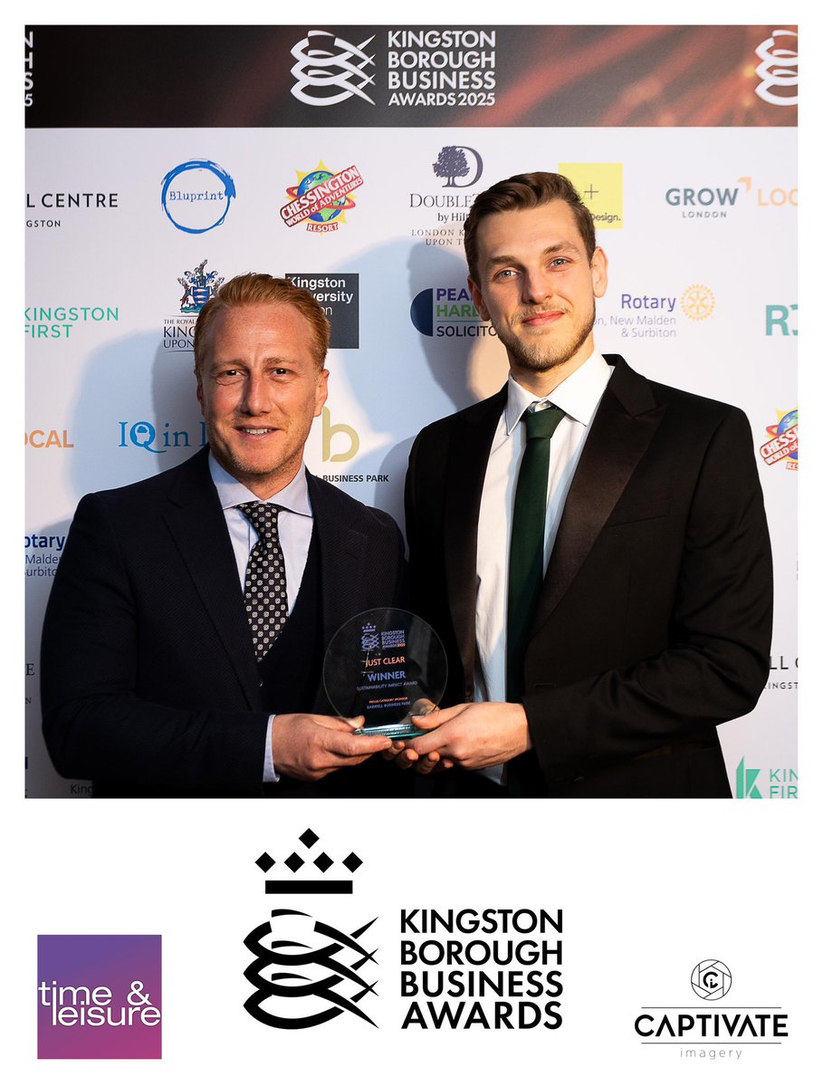 Now it’s time to celebrate a business who show a real commitment to sustainability, both with their ethos and their actions. The Sustainability Impact Award sponsored by <a href="/BarwellBP/">Barwell Business Park, Chessington</a> goes to <a href="/justclearuk/">Just Clear ®</a> who are a sustainable and trusted clearance service! #KBBA