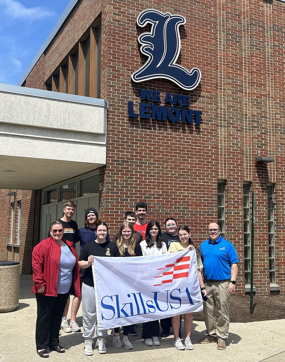 Lemont High School (@lemont_hs) on Twitter photo Good luck to <a href="/Lemont_HS/">Lemont High School</a>'s first-ever <a href="/SkillsUSAIL/">SkillsUSA Illinois</a> state qualifiers, who are off to Peoria to participate in this weekend's state competition! #WeAreLemont Good luck to <a href="/Lemont_HS/">Lemont High School</a>'s first-ever <a href="/SkillsUSAIL/">SkillsUSA Illinois</a> state qualifiers, who are off to Peoria to participate in this weekend's state competition! #WeAreLemont