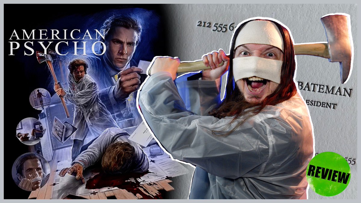 The Maniacal Cinephile reviews AMERICAN PSYCHO (2000) for its 25th anniversary! We dive into blood-soaked business cards, killer skincare routines, and Huey Lewis-fueled murder sprees in this unhinged movie review. shorturl.at/vscAB