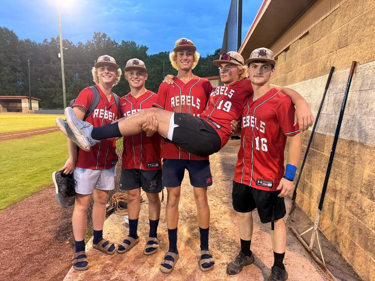 Great TEAM win yesterday! We’re heading to the state semi finals! #NeverGiveUp #GRIT #Semifinal #baseballlife 
<a href="/BArebelsbsb/">Bessemer Academy Baseball</a> <a href="/BessemerAcademy/">Bessemer Academy</a> <a href="/PG_Scouting/">Perfect Game Scout</a> <a href="/PrepBaseballAL/">Prep Baseball Alabama</a> 
<a href="/CSAPrepStar/">PREPSTAR</a>