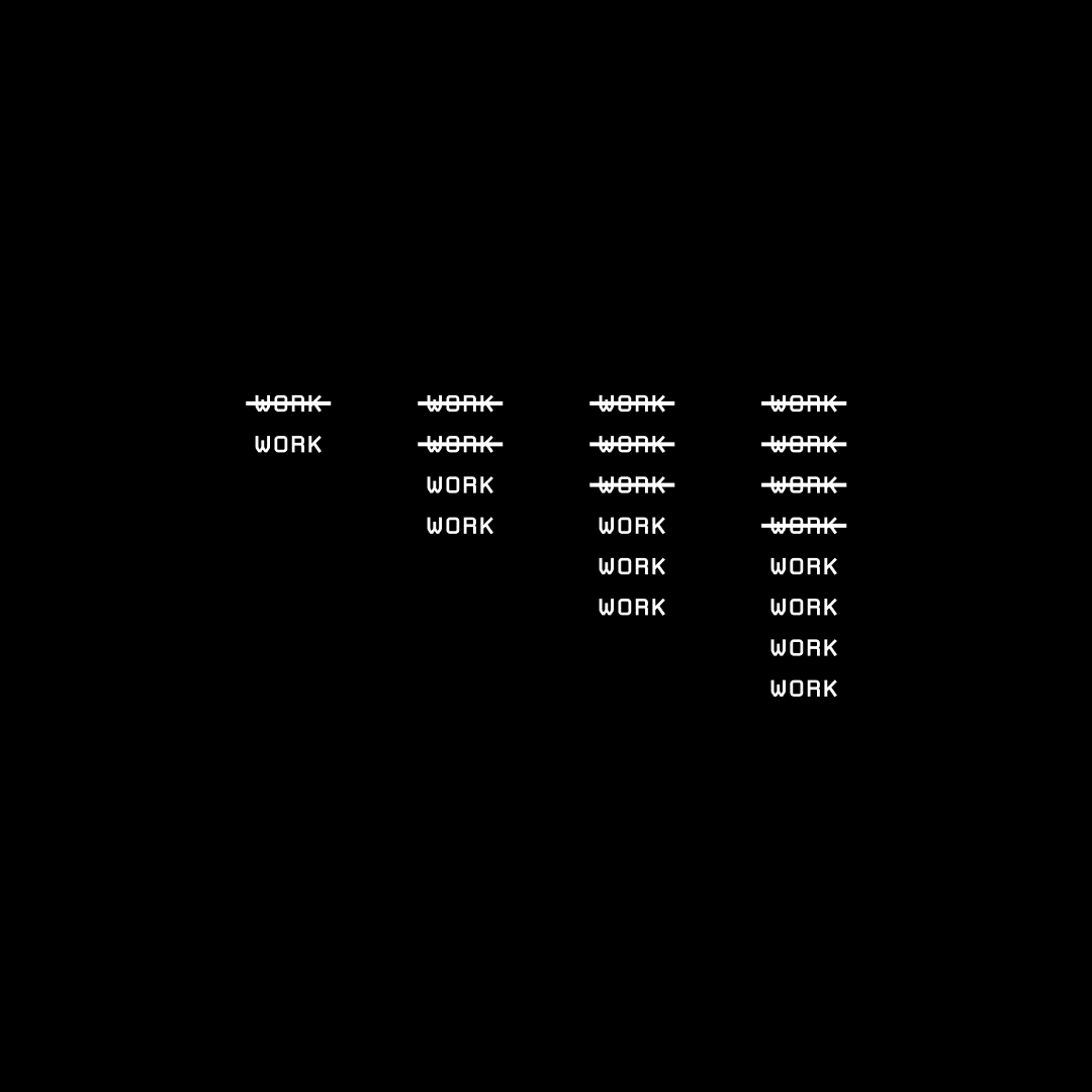 "The reward for good work is more work." – <a href="/tom_sachs/">Tom Sachs</a>