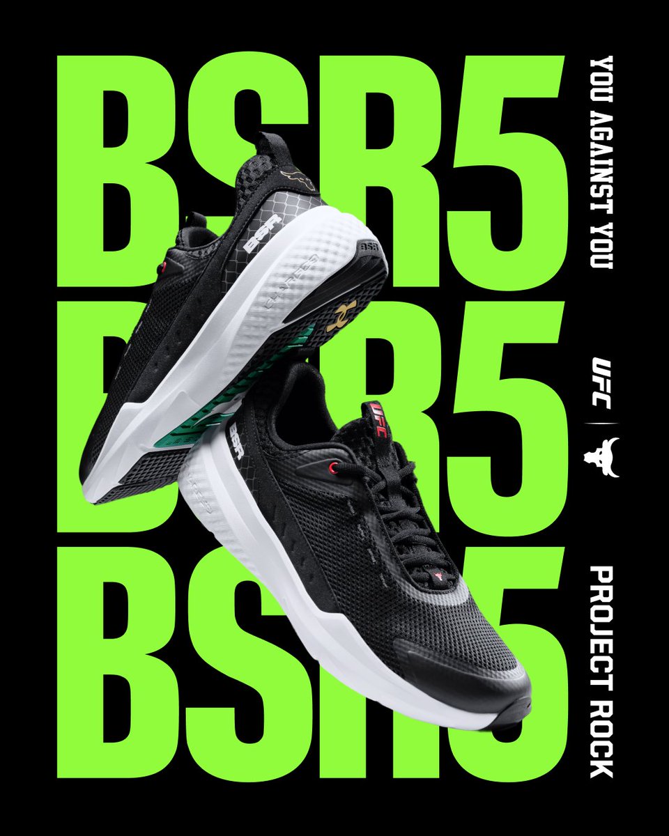 Project Rock (@projectrock) on Twitter photo This fight is personal. You Against You.
Outwork the competition in the all-new UFC | BSR 5. Built for power from the ground up—with stability for strength, flexibility for HIIT, and cushioning for mobility
Lace up in the official footwear of the <a href="/ufc/">UFC</a> : projectrock.online/SS25Q2UFCBSR5PR This fight is personal. You Against You.
Outwork the competition in the all-new UFC | BSR 5. Built for power from the ground up—with stability for strength, flexibility for HIIT, and cushioning for mobility
Lace up in the official footwear of the <a href="/ufc/">UFC</a> : projectrock.online/SS25Q2UFCBSR5PR