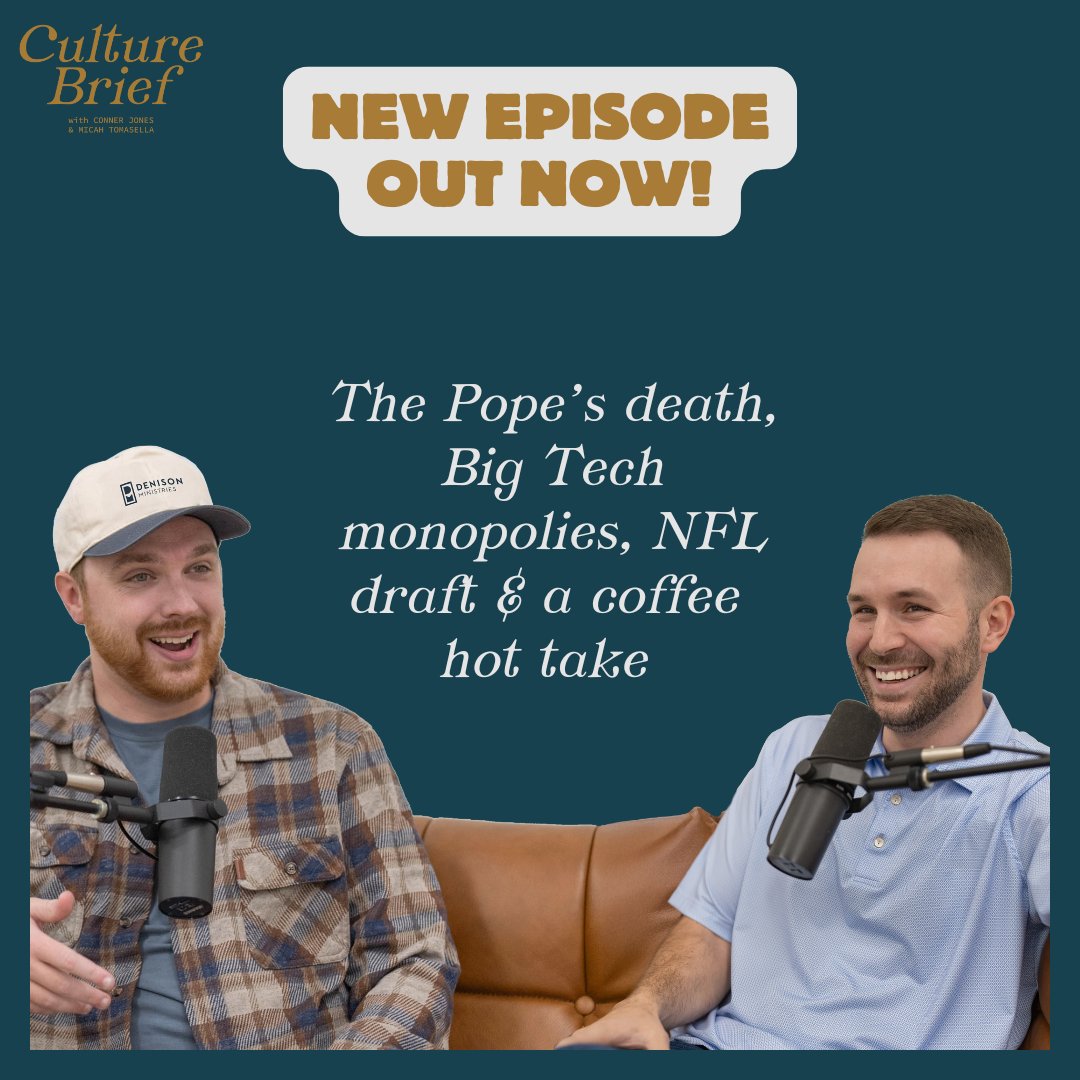 🚨New episode of Culture Brief🚨

Listen for Christian perspectives on this week's trending stories in culture!

Find it on any podcast platform, Youtube or at the link in our bio. Today's topics👇