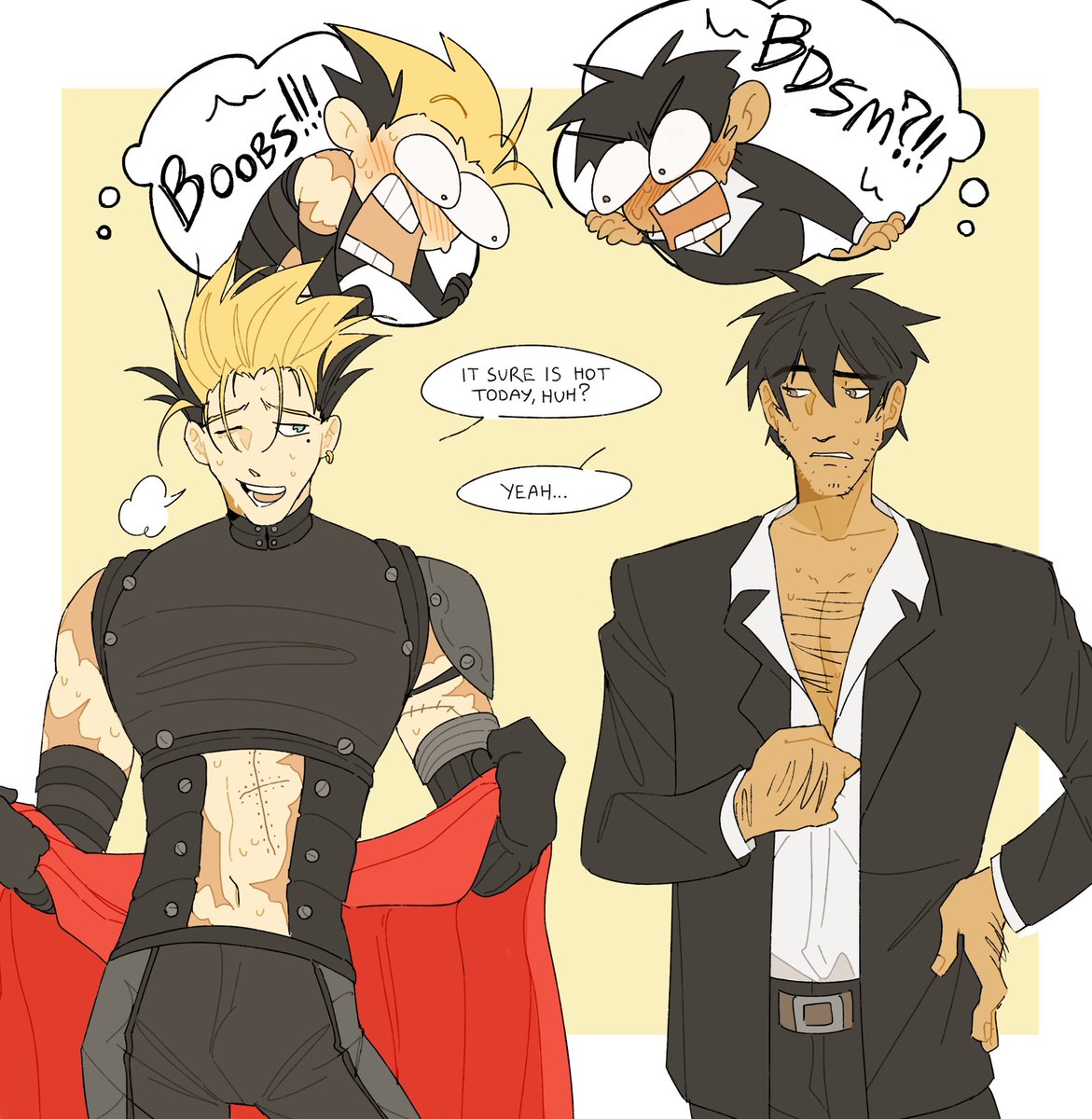 mikayare's tweet image. yes of course I love him for his personality

#trigun #vashwood