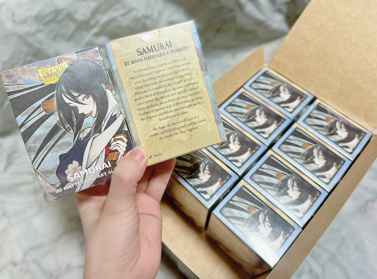 本日4/25金、ドラゴンシールドさんとのコラボスリーブ「SAMURAI」発売