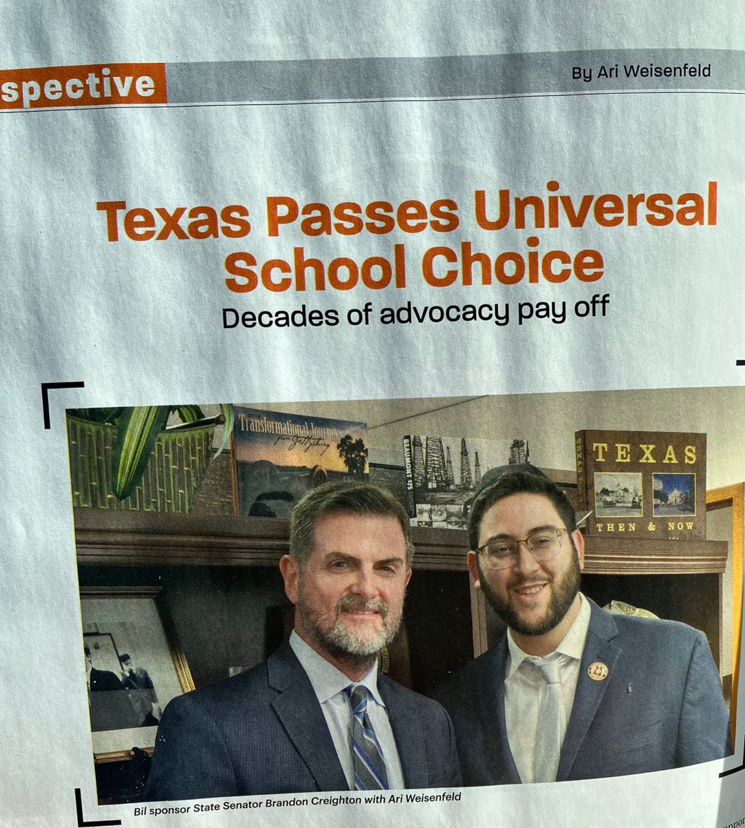 Thank you <a href="/Ami_Magazine/">Ami Magazine</a> for publishing my op-ed about the looooong road to this historic Texas moment. Be sure to pick up your copy for this Shabbos!