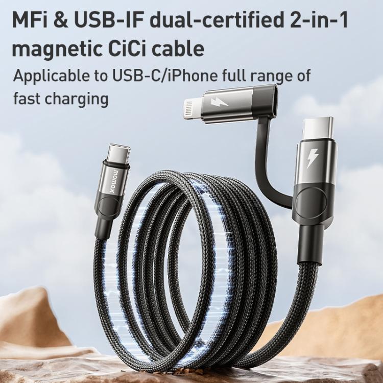 SunskyOnline's tweet image. 60W Magnetic Braided Fast Charging Cable
 
✔ Dual Connectors - USB-C to USB-C/Lightning
✔ 60W PD Fast Charge - 3X faster charging
✔ 20000+ Bend Life - Ultra-durable nylon braid
 
🔌 Charge all your devices with one cable!
 
🛒 bit.ly/42MqFFQ
#FastCharger #USBCCable