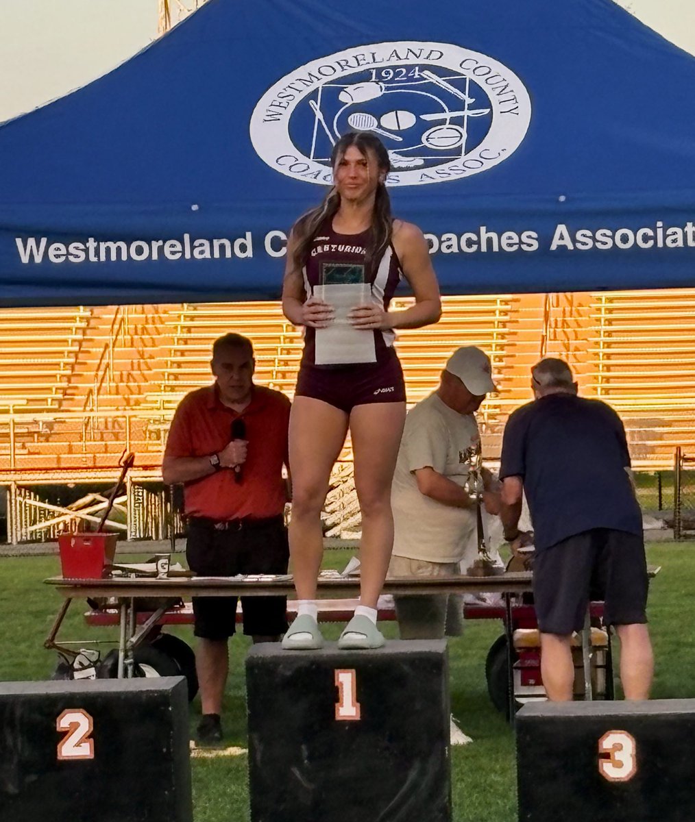 GCCHS Track & Field (@gcchstrack) on Twitter photo A HUGE Congratulations to the Girls T+F Squad for WINNING the 2A WCCA Championship~5th year in a row!!😤🏆🎉
Special Shout Out to Eva Denis WCCA MVP Combined T+F Athlete!🙌🩶
<a href="/county_coaches/">Westmoreland County Coaches Association</a> <a href="/WestmorelandSN/">Westmoreland Sports Network</a> <a href="/BillBeckner/">Bill Beckner</a> <a href="/CoachNixonTF/">Coach Nixon T&F/XC</a> <a href="/Schofield_Trib/">J. Paul Schofield</a> A HUGE Congratulations to the Girls T+F Squad for WINNING the 2A WCCA Championship~5th year in a row!!😤🏆🎉
Special Shout Out to Eva Denis WCCA MVP Combined T+F Athlete!🙌🩶
<a href="/county_coaches/">Westmoreland County Coaches Association</a> <a href="/WestmorelandSN/">Westmoreland Sports Network</a> <a href="/BillBeckner/">Bill Beckner</a> <a href="/CoachNixonTF/">Coach Nixon T&F/XC</a> <a href="/Schofield_Trib/">J. Paul Schofield</a>