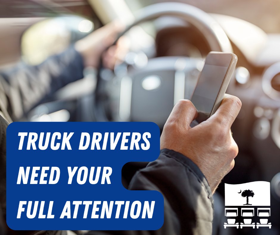 🚚 Truck drivers need your full attention.
A momentary distraction can lead to lifelong consequences. Stay alert and share the road responsibly.
#ShareTheRoad #StayFocused #SCTrucking
🔗 NHTSA Distracted Driving