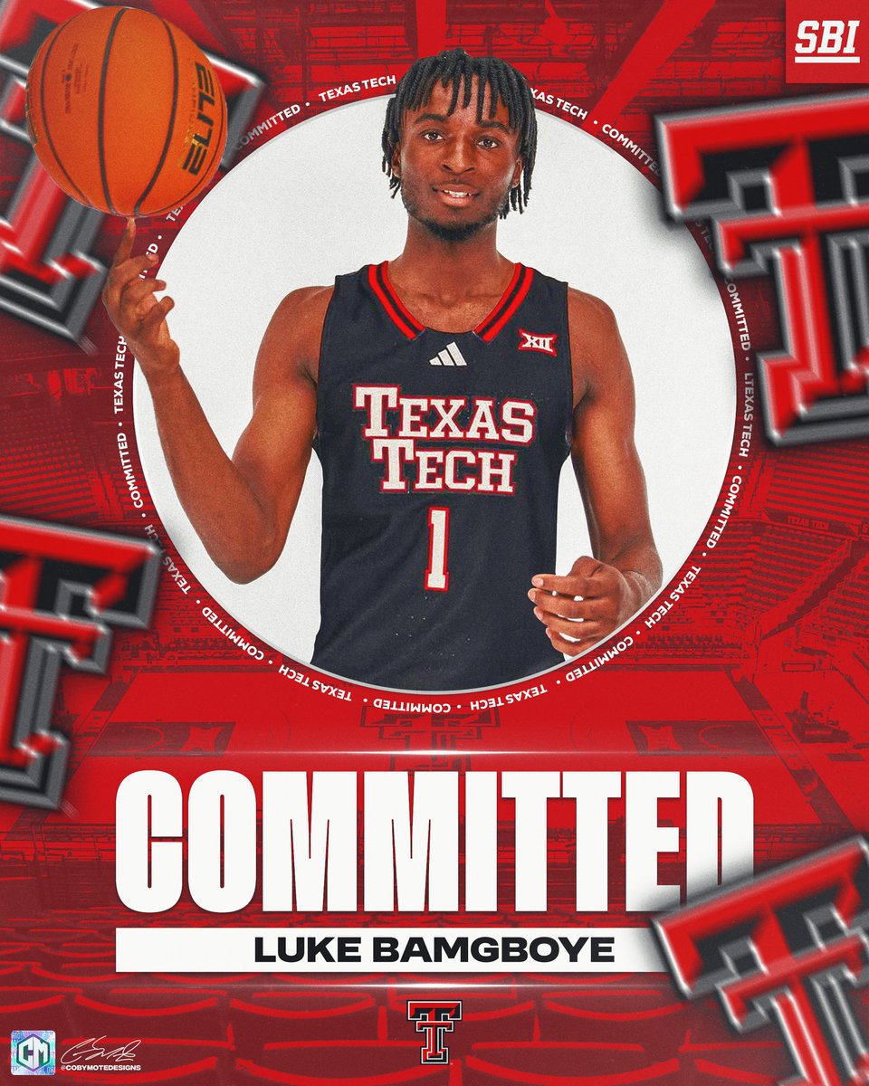 SBInsiderHQ's tweet image. NEWS: Texas Tech lands 6’10” freshman transfer Luke Bamgboye from VCU.
He averaged 2.1 blocks per game in 16.8 MPG last season.
Bamgboye provides instant size and rim protection in the frontcourt.