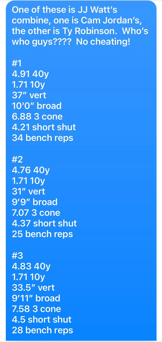 See Photo and TELL ME WHO’S WHO?!?! Cam Jordan, JJ Watt, Ty Robinson <a href="/nick_underhill/">Nick Underhill</a>