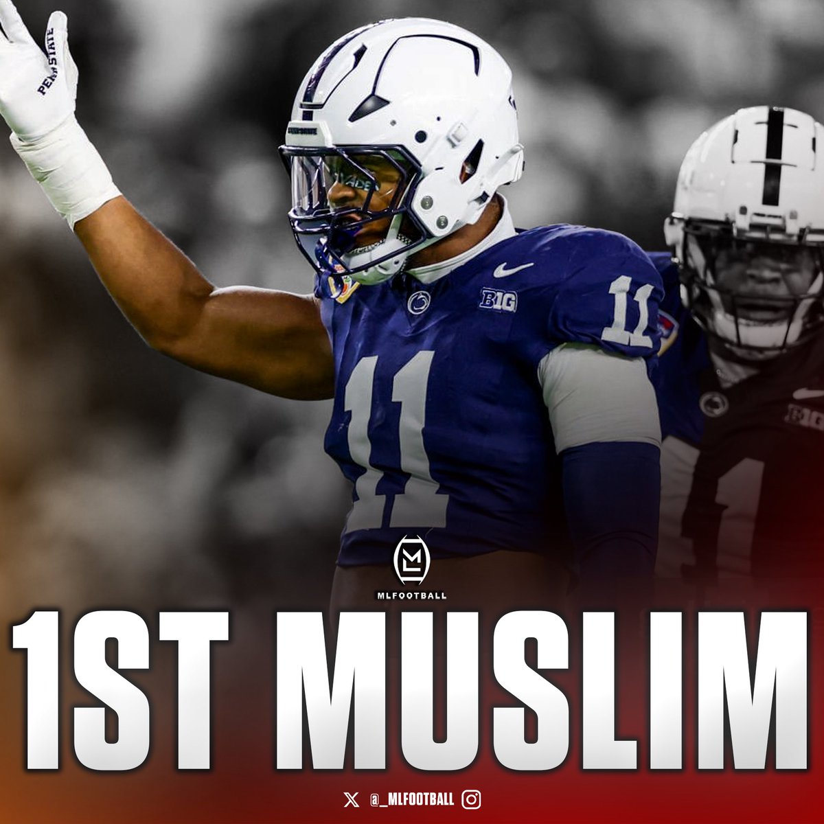 HISTORY: New #Giants pass rusher Abdul Carter is the first Muslim player to be drafted in the top three in #NFL draft history.

…

A historic draft pick.