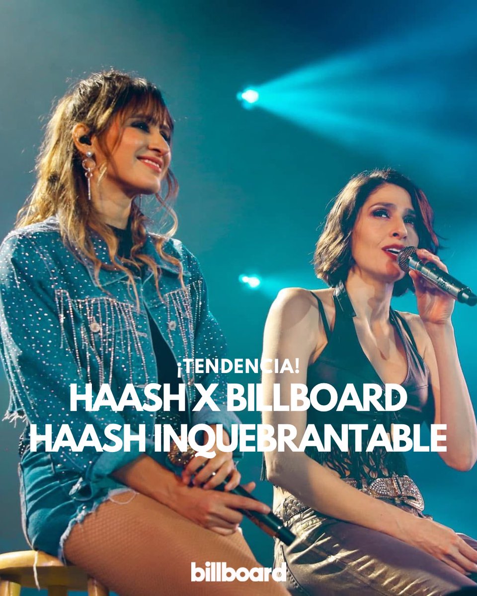 HaAshNotas's tweet photo. !Seguimos con la TENDENCIA!

Copia y pega las frases:

HAASH X BILLBOARD
HAASH INQUEBRANTABLE

RT + no emojis
— Comenta 10 artistas con los que ha colaborado Ha*Ash
(Comentario por comentario) https://t.co/1IgjTwBFdQ