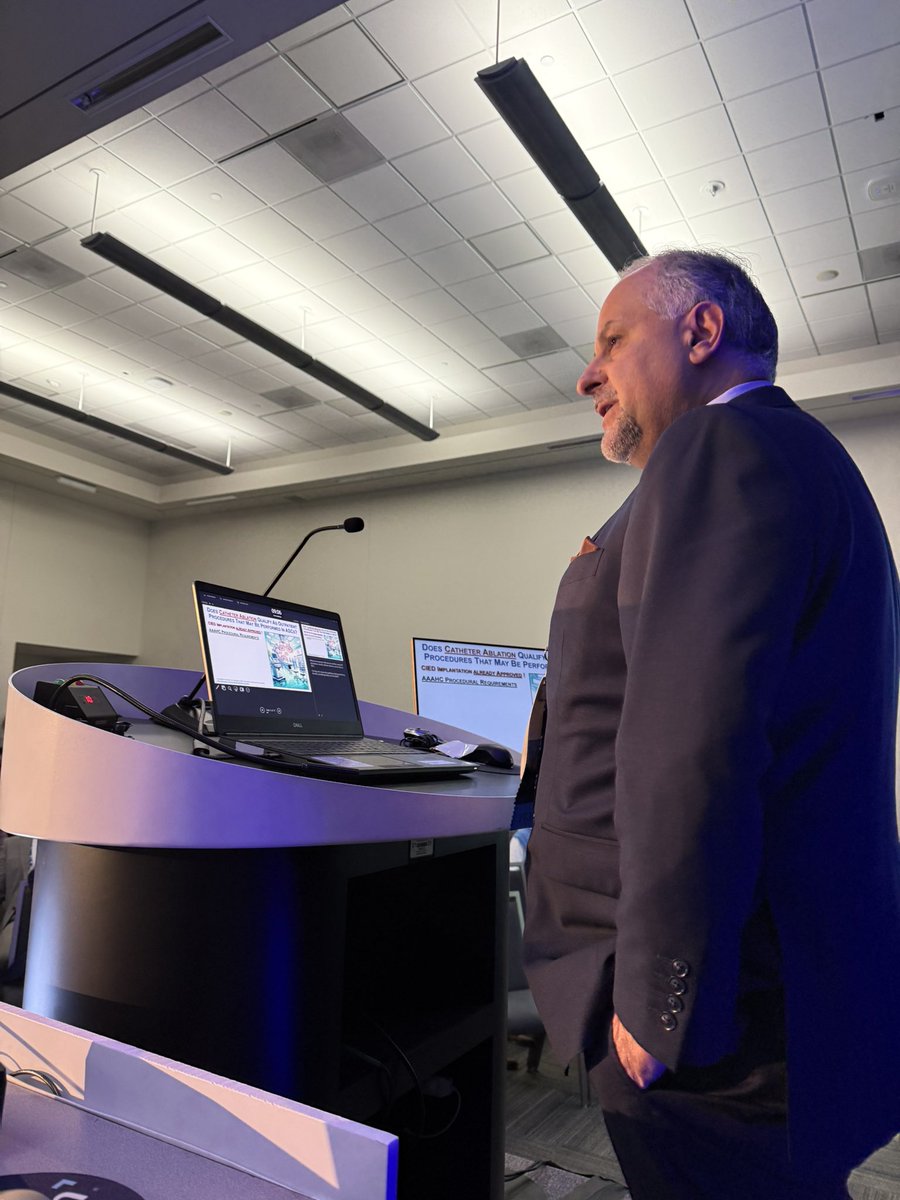 Scott J. Greenberg, MD, FHRS (@sgreenbergmd) on Twitter photo A different perspective. Had the honor of chairing Business of EP: EP ASCs and Private Equity. An excellent debate about the changes occuring across the EP landscape.
#HRS2025 #2025Pacesetters #EPeeps
<a href="/HRSonline/">Heart Rhythm Society</a> <a href="/HeartRhythmAdvo/">Heart Rhythm Advocates</a> A different perspective. Had the honor of chairing Business of EP: EP ASCs and Private Equity. An excellent debate about the changes occuring across the EP landscape.
#HRS2025 #2025Pacesetters #EPeeps
<a href="/HRSonline/">Heart Rhythm Society</a> <a href="/HeartRhythmAdvo/">Heart Rhythm Advocates</a>