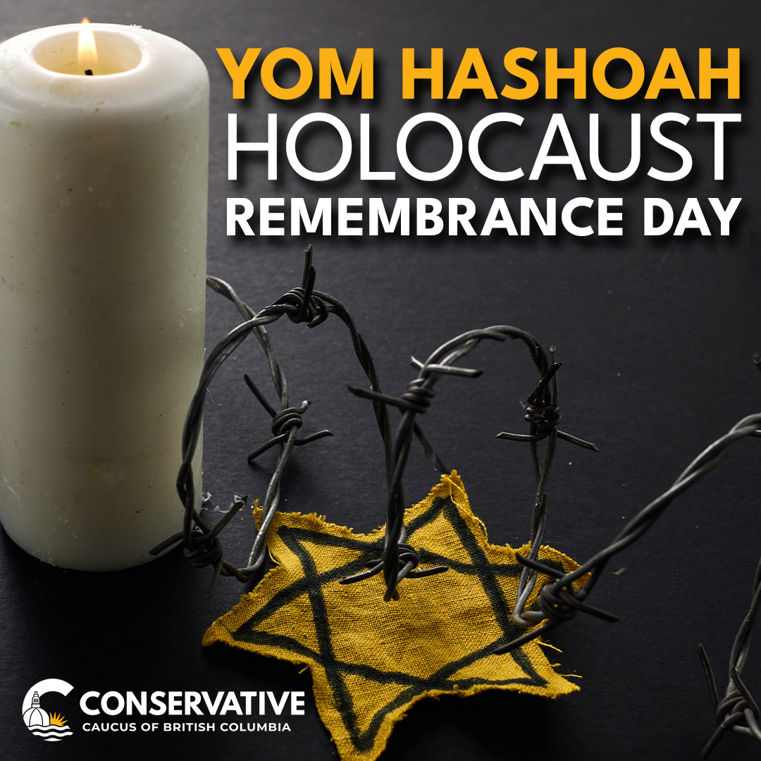 On Yom HaShoah, we join the Jewish community in remembering the millions murdered in the Holocaust.  

Today we honour their memory and recommit to fighting hatred and antisemitism.

Never again.