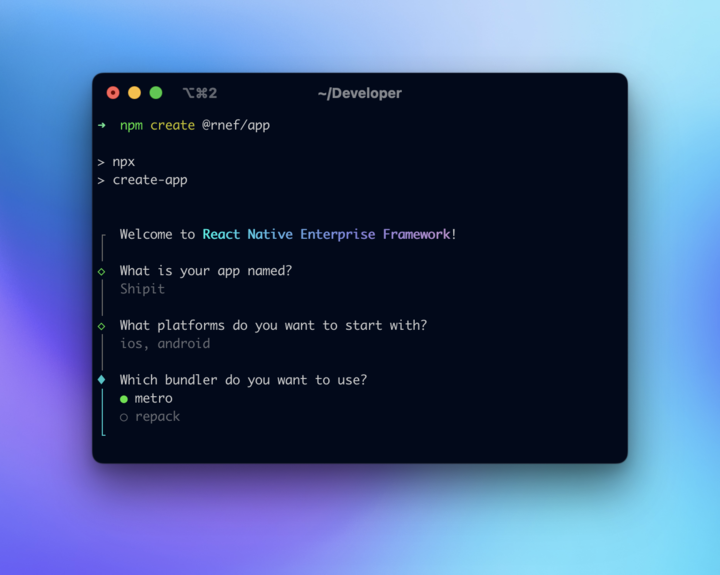 React Native Enterprise Framework is now open source! 🚀

We've built it as a drop-in replacement for Community CLI and for those who want to incrementally adopt React Native.

✨Features:
▪️Reusable cloud builds
▪️Novel Brownfield approach
▪️Self-hosted on your infrastructure