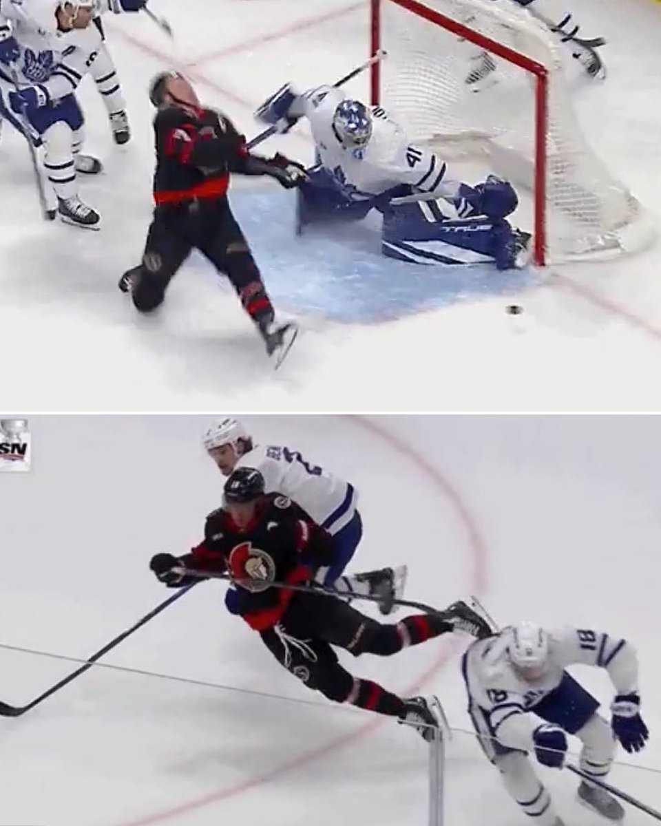 LeafsPapi_'s tweet photo. Playoff hockey eh boys?? @nhl 🤡🤡🤡 https://t.co/mxekWie1V7