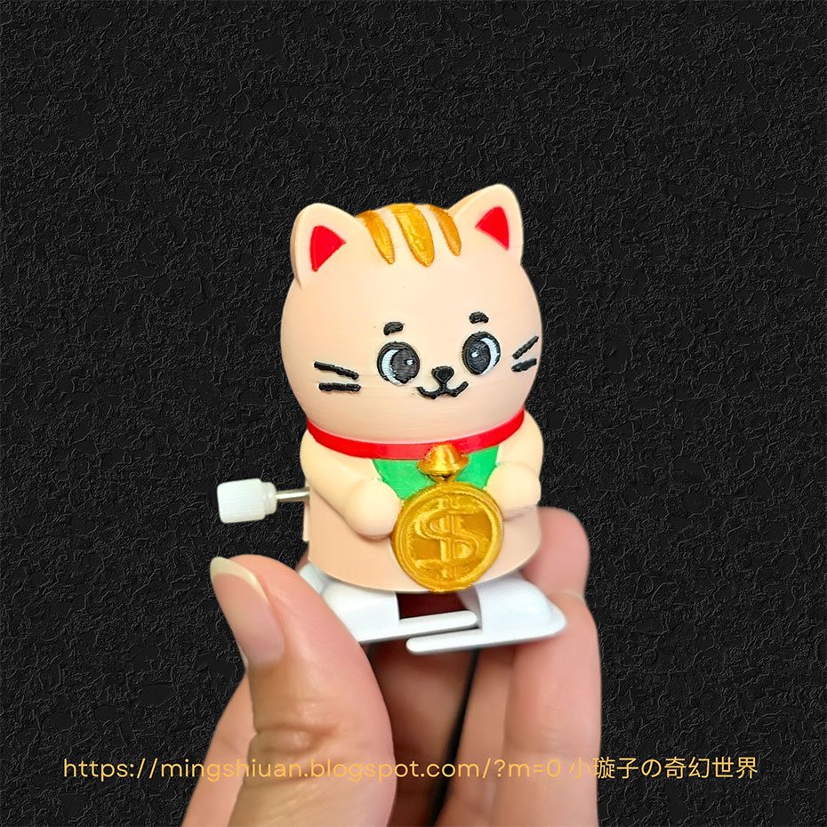 MingshiuanTsai's tweet photo. [AI-多色3D列印] 招財貓--發條人Windup Walkers
https://t.co/kFON4vyi1s

#Windup #Walkers #multicolor #3Dprinting #toy #3D #tinkercad #design #creative #education #Autodeskedu #teaching #learn #A1_mini #cute #Bambu #luckycat #cat https://t.co/EpkRtN2Ngn