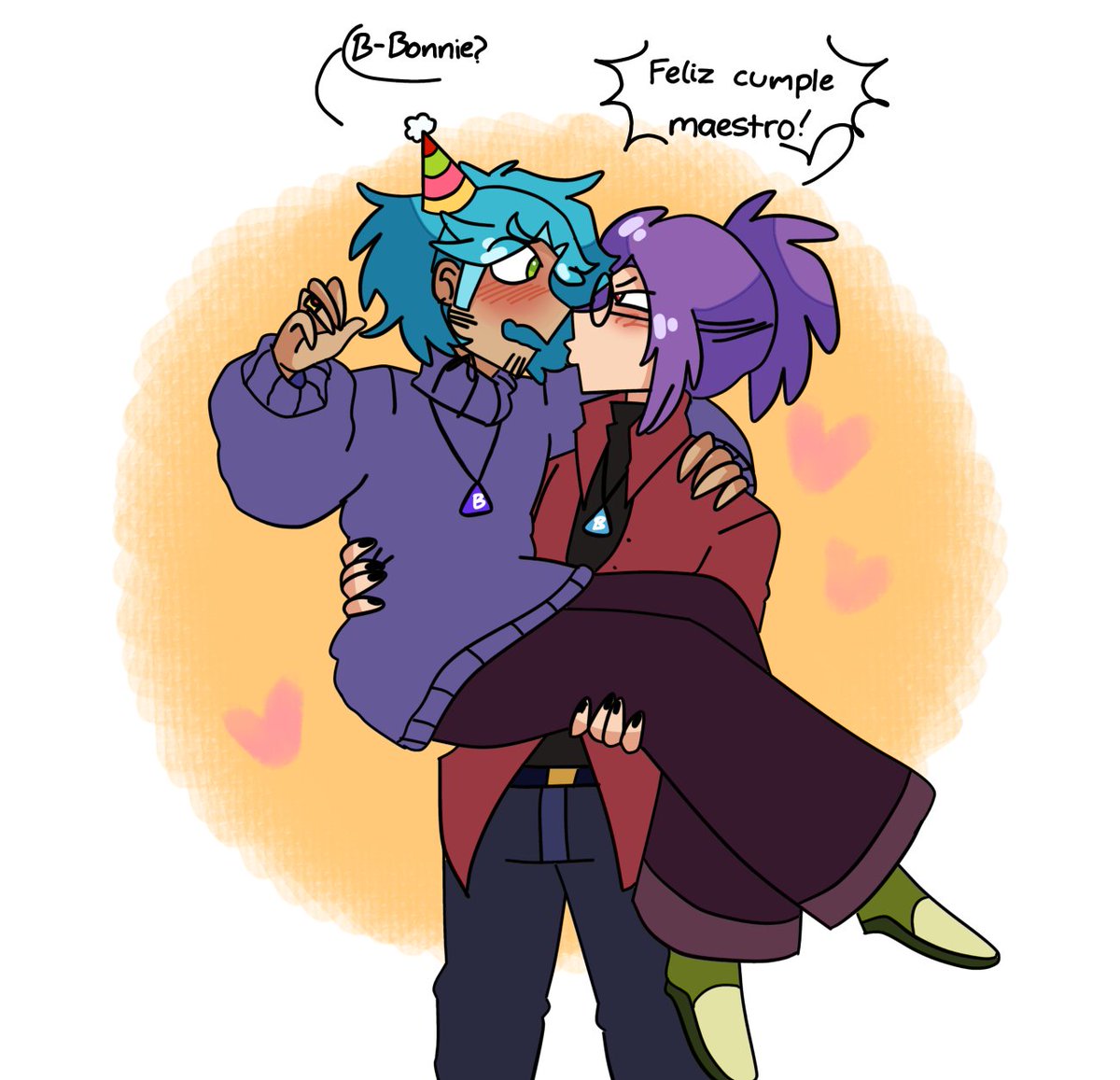 QISJUSUQJS BXB FUTURO YA LOS EXTRAÑABA 😭😭😭💖💖💖
#FNAFHS #bxb