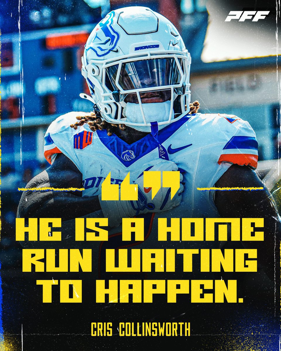 PFF's tweet photo. Ashton Jeanty is the Raiders' new big-play threat 💥 https://t.co/if54YFk3My