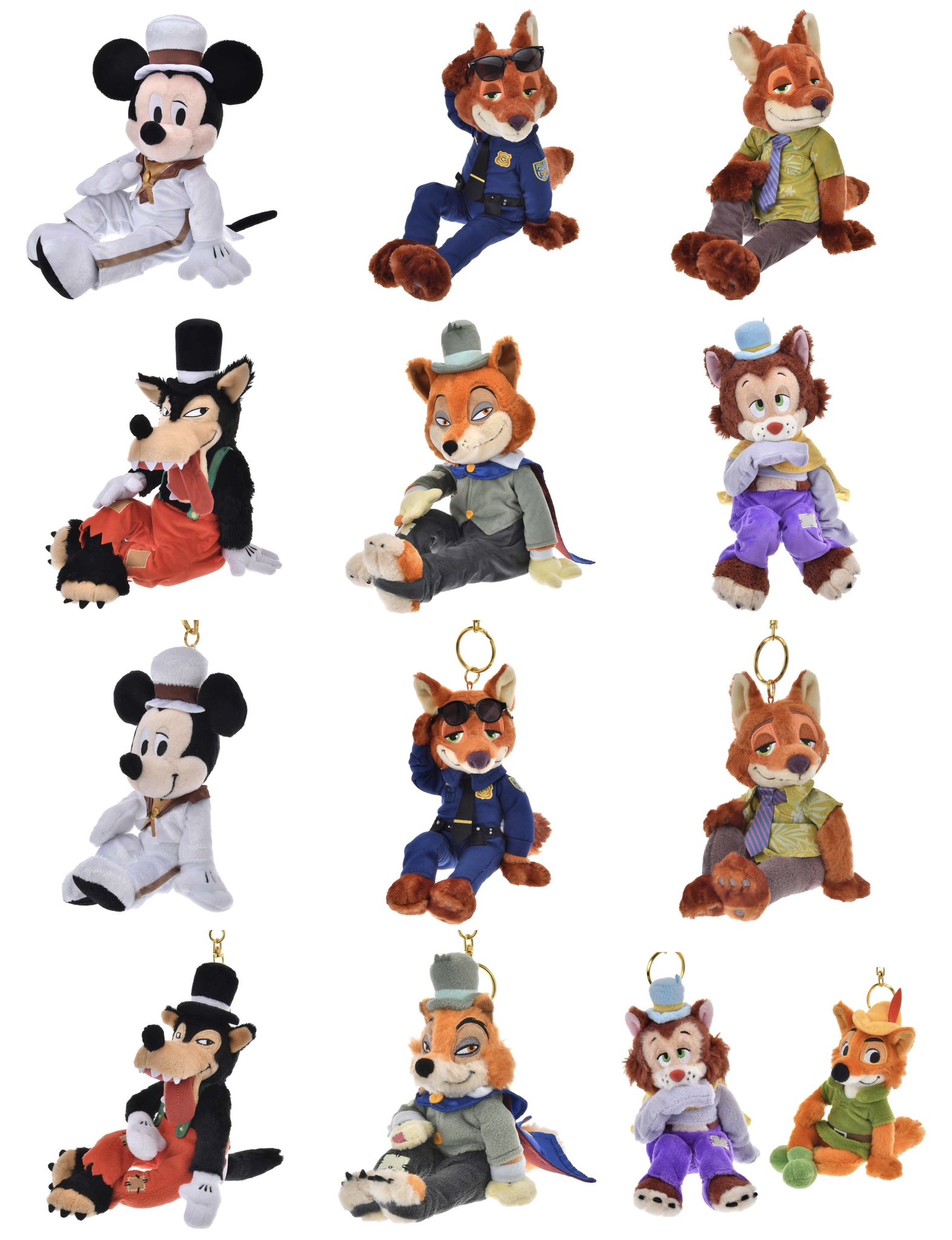 ディズニーストア 正直ジョン ファウルフェロー ぬいぐるみ