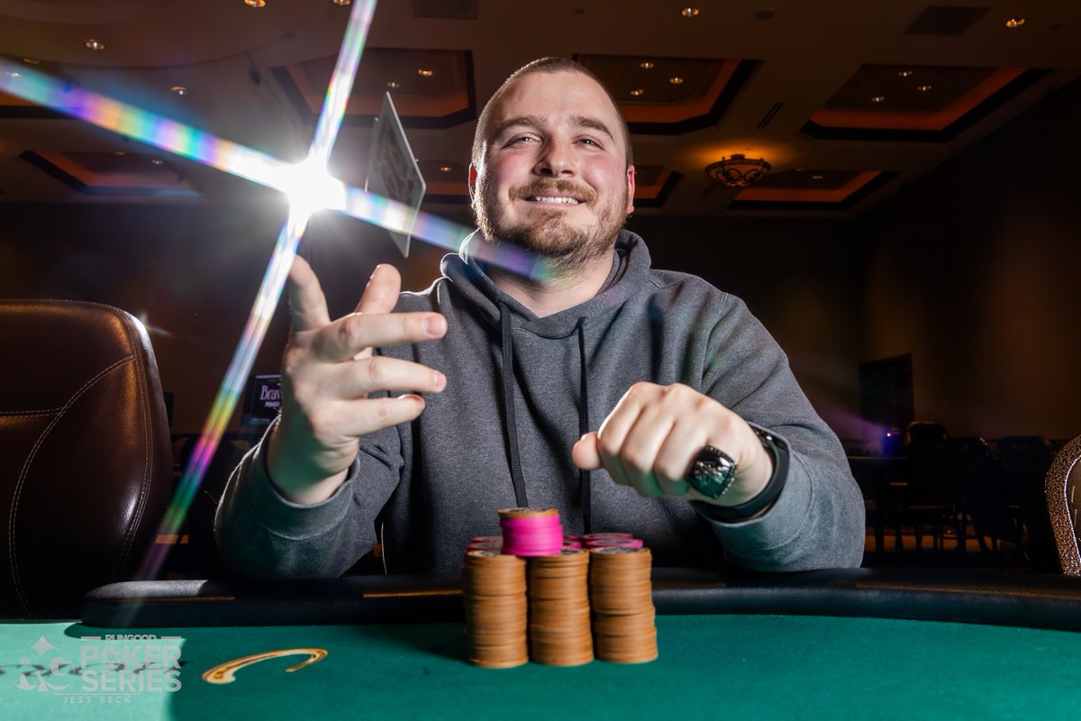 Yesterday at <a href="/HorseshoeIowa/">Horseshoe Casino</a> saw TWO more Mission RunGood Ring winners! 🚀💍

$400 Deepstack Ring Event Winner: Kasey Fingarson for $8,928. 💰 (6-Way Chop)

$250 One Day NLH Ring Event Winner: David Fager $8,047. 💰

Find more events here: rungood.com/pages/mission-…