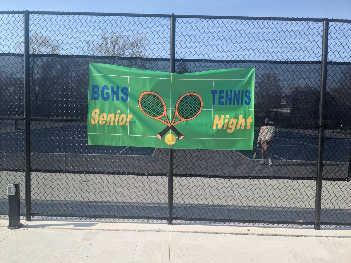 Tonight we honored our amazing 9 seniors who have meant so much to this program throughout their years here.  Results from tonight's dual vs. Wheeling:
Varsity: W 7-0
JV: W 7-0
<a href="/BGBisonAD/">Buffalo Grove Athletics</a>