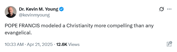 Remember that time Pope Francis “modeled” Christianity by telling us that the actual words Jesus taught us to pray, “lead us not into temptation” (Mat 6:13) are wrong and should be changed because, he said, “It’s Satan who leads us into temptation, that’s his department”?

🤦‍♂️