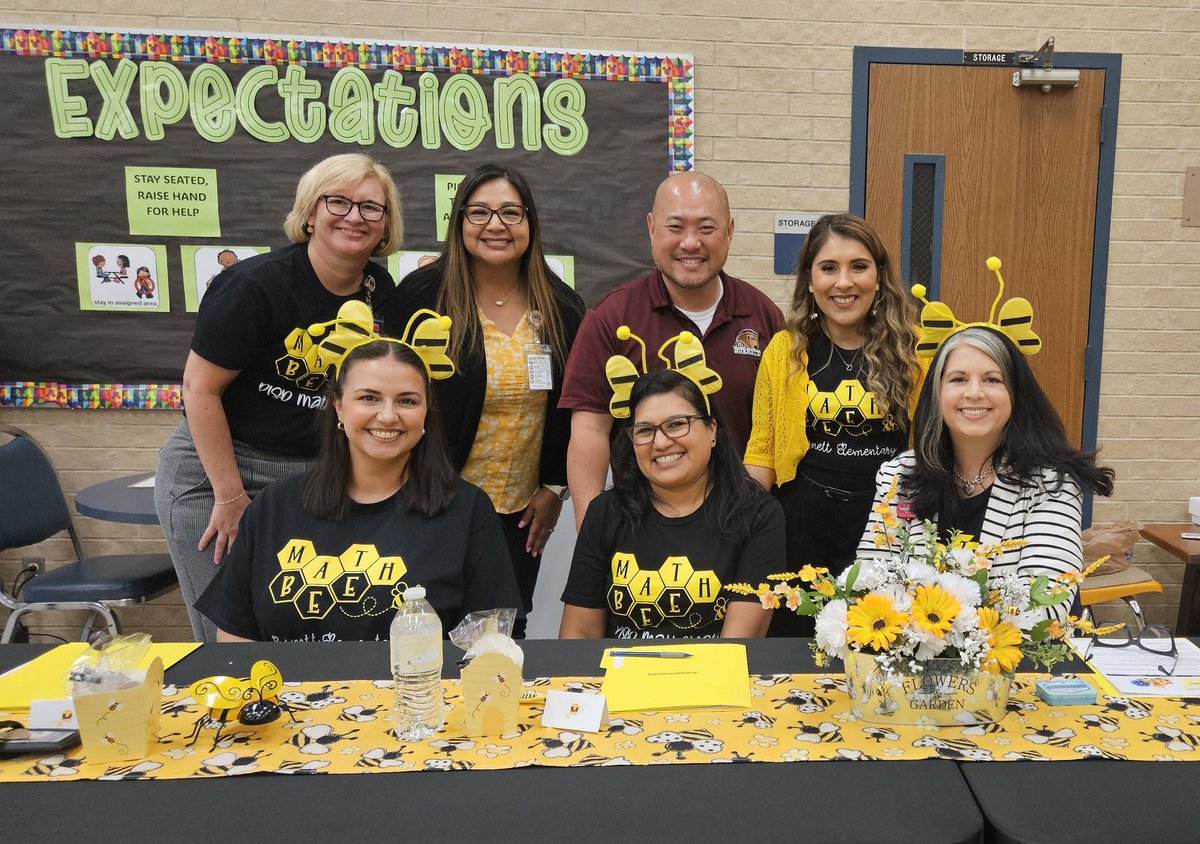 Anajimenez08A's tweet image. We had our second annual Math Bee today. Thank you to our district specialist for attending and supporting us. Congrats to our winner, Jacob Moreno!! 🐝➗️✖️➖️➕️🐝 #PISDMathChat #BurnettBeavers #MathBee