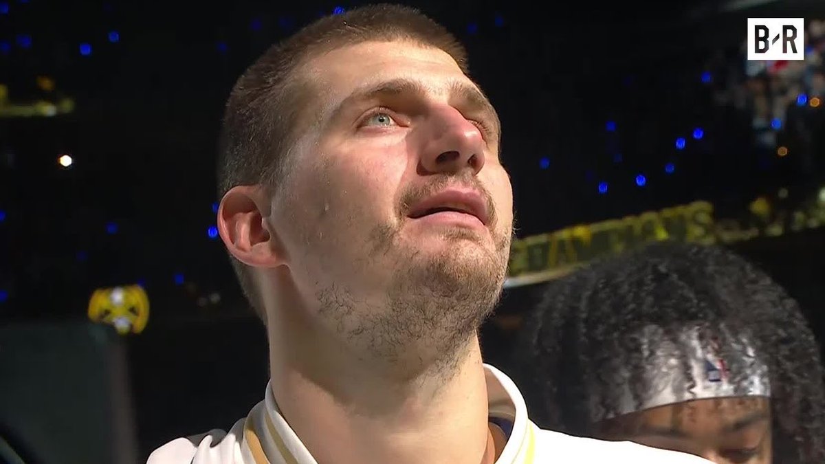 graceofthecurls's tweet photo. Jokić looking up at the Wall as he takes a free throw: https://t.co/gIarcVwf0N