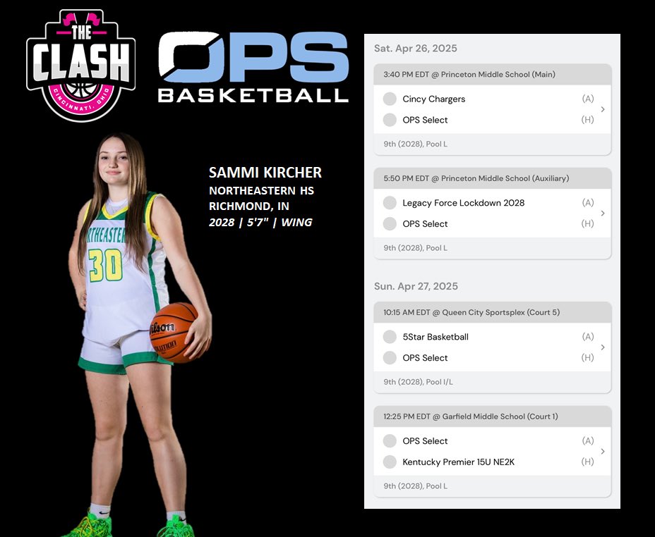 Sammi (@sammikircher11) on Twitter photo Can’t wait to play this weekend in THE CLASH!!
<a href="/CodyDudley87/">Cody Dudley</a> <a href="/ckirch21/">Chad Kircher</a> <a href="/NortheasternGBB/">NHS Girls Basketball</a> <a href="/hannahmkirch/">Hannah</a> <a href="/opsbball/">OPS Basketball</a> Can’t wait to play this weekend in THE CLASH!!
<a href="/CodyDudley87/">Cody Dudley</a> <a href="/ckirch21/">Chad Kircher</a> <a href="/NortheasternGBB/">NHS Girls Basketball</a> <a href="/hannahmkirch/">Hannah</a> <a href="/opsbball/">OPS Basketball</a>