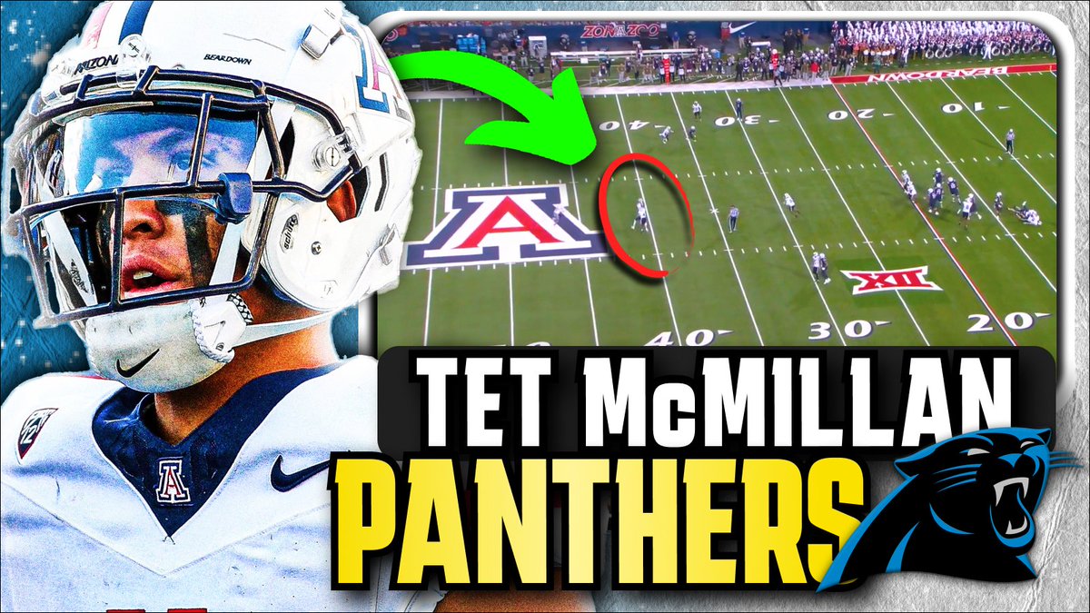 16 minutes on NEW Panthers WR Tetairoa McMillan

🔵⚫️

Bryce Young ended last season as (statistically) one of the best 20+ yard passers in the NFL. T-Mac will only push that even higher

youtu.be/L9vdFdtfXLM