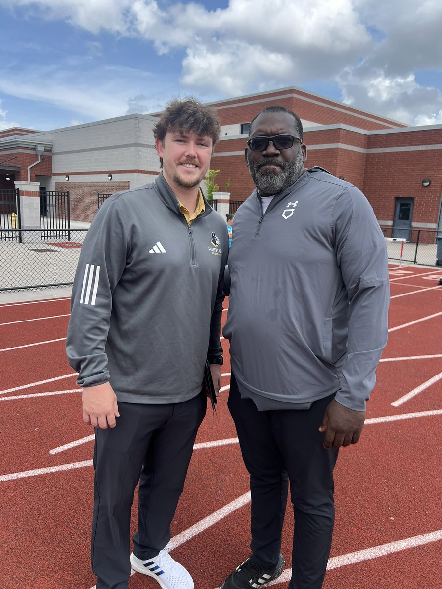 Jenkins High School Recruiting (@footballhvj) on Twitter photo Thank You Wofford Football QB Coach <a href="/Crocker_5/">Shaw Crocker</a> For Visiting Jenkins Today. <a href="/coachtwelch1/">coachtwelch</a> <a href="/TrainerOfSpeed1/">Coach James</a> <a href="/benton_leroy/">Leroy Benton</a> <a href="/Wofford_FB/">Wofford Football</a> Thank You Wofford Football QB Coach <a href="/Crocker_5/">Shaw Crocker</a> For Visiting Jenkins Today. <a href="/coachtwelch1/">coachtwelch</a> <a href="/TrainerOfSpeed1/">Coach James</a> <a href="/benton_leroy/">Leroy Benton</a> <a href="/Wofford_FB/">Wofford Football</a>