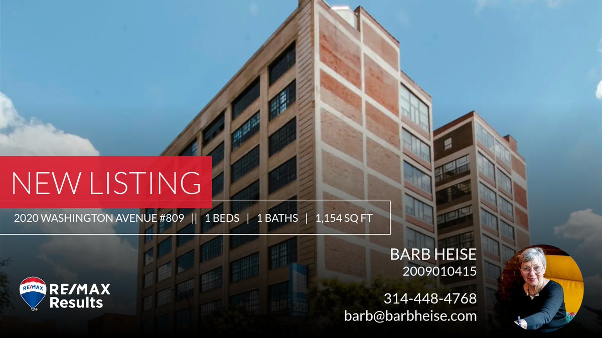 AtHomeInSTL's tweet image. 📍 New Listing 📍 Take a look at this fantastic new property that just hit the market located at 2020 Washington Avenue #809 in St Louis. Reach out here or at 314-448-4768 for more information homeforsale.at/2020_WASHINGTO…
