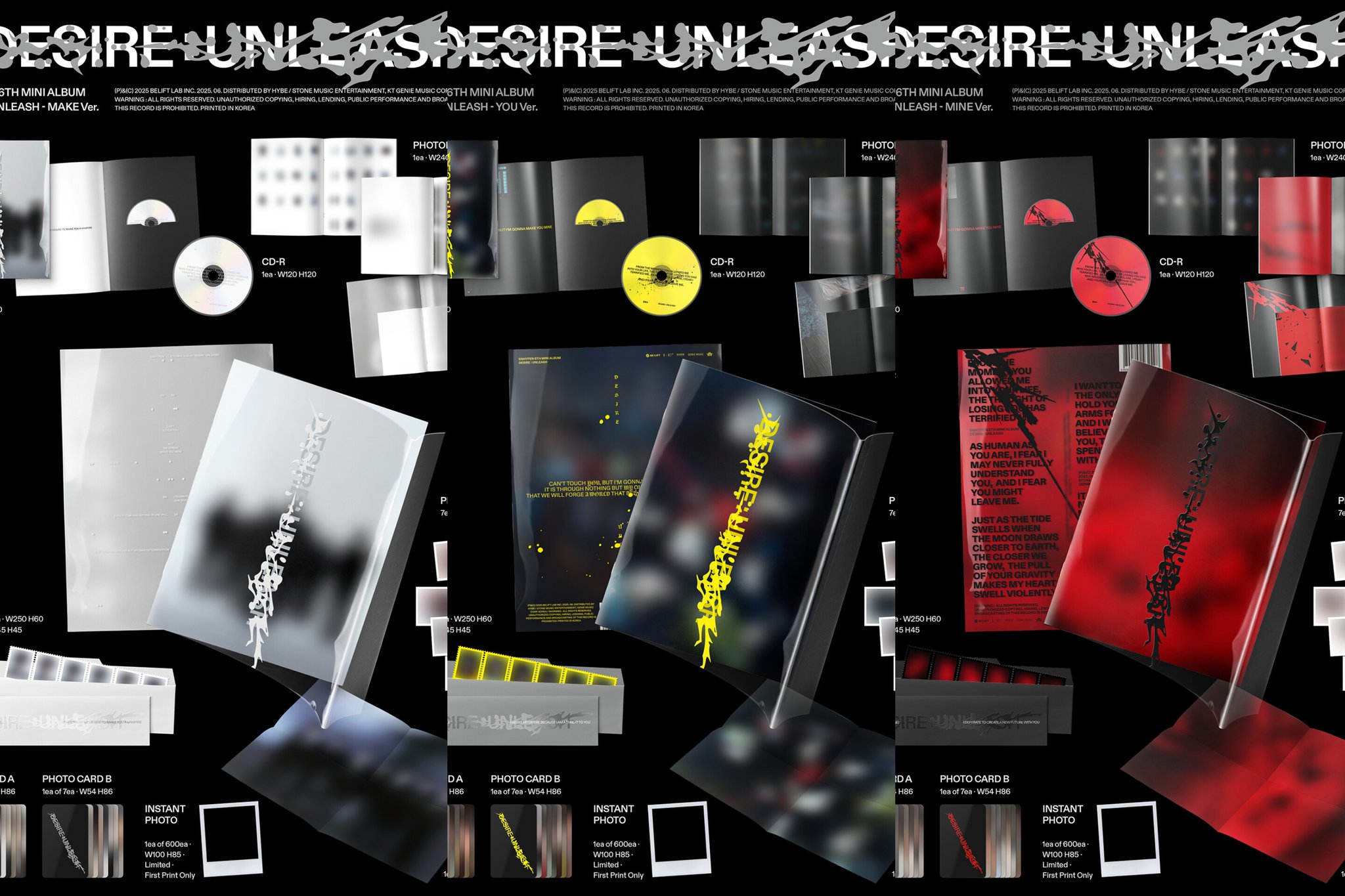 ENHYPEN ソヌ \"DESIRE：UNLEASH\" シカゴ限定　エラーカード ENHYPEN ソヌ 