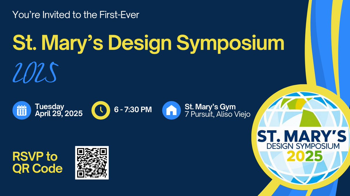 stmarysib's tweet image. St. Mary's IB: Shaping #Knowledgeable & #OpenMinded thinkers! Join our Design Symposium Tuesday, April 29, 6 pm. See how #IBLearnerProfile attributes build future success through design thinking. RSVP link in bio! #StMarys #IBEducation