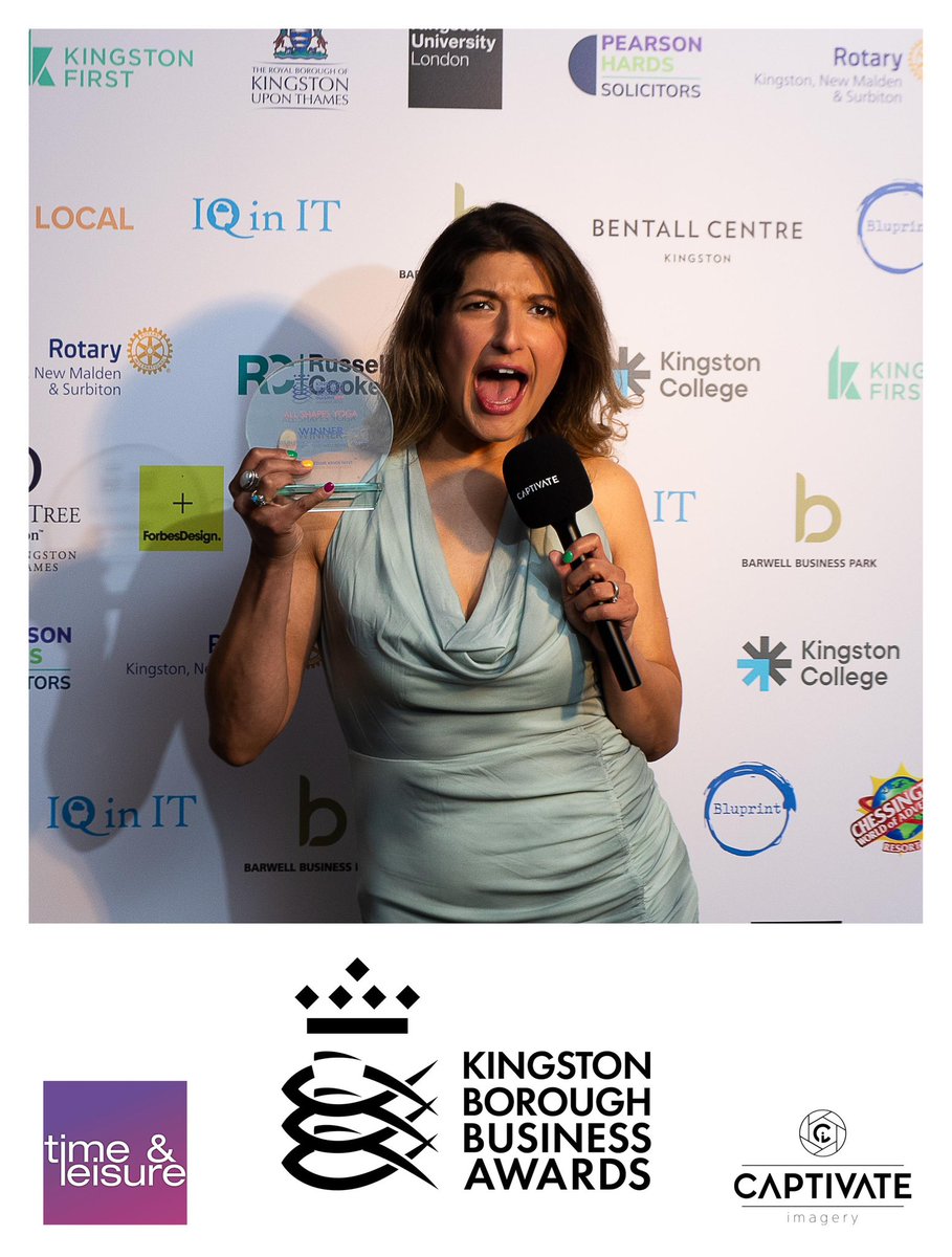 Congratulations to All Shapes Yoga on winning the Best in Fitness and Well-being Award sponsored by Forbes Design Associates! They provide inclusive yoga classes with a focus on making yoga accessible for all. #KBBA
