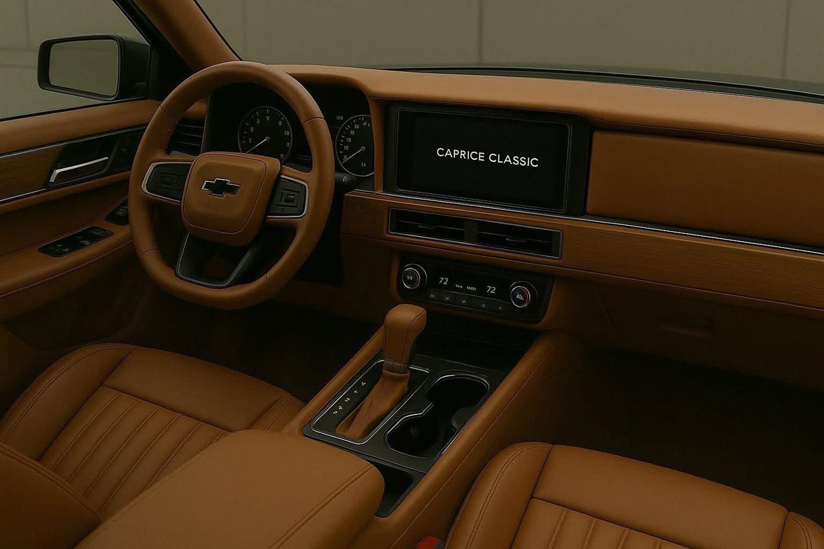 XisBack305's tweet photo. Yoooo hear me out. New Chevy Caprice I’m digging it https://t.co/n321MqLTxf